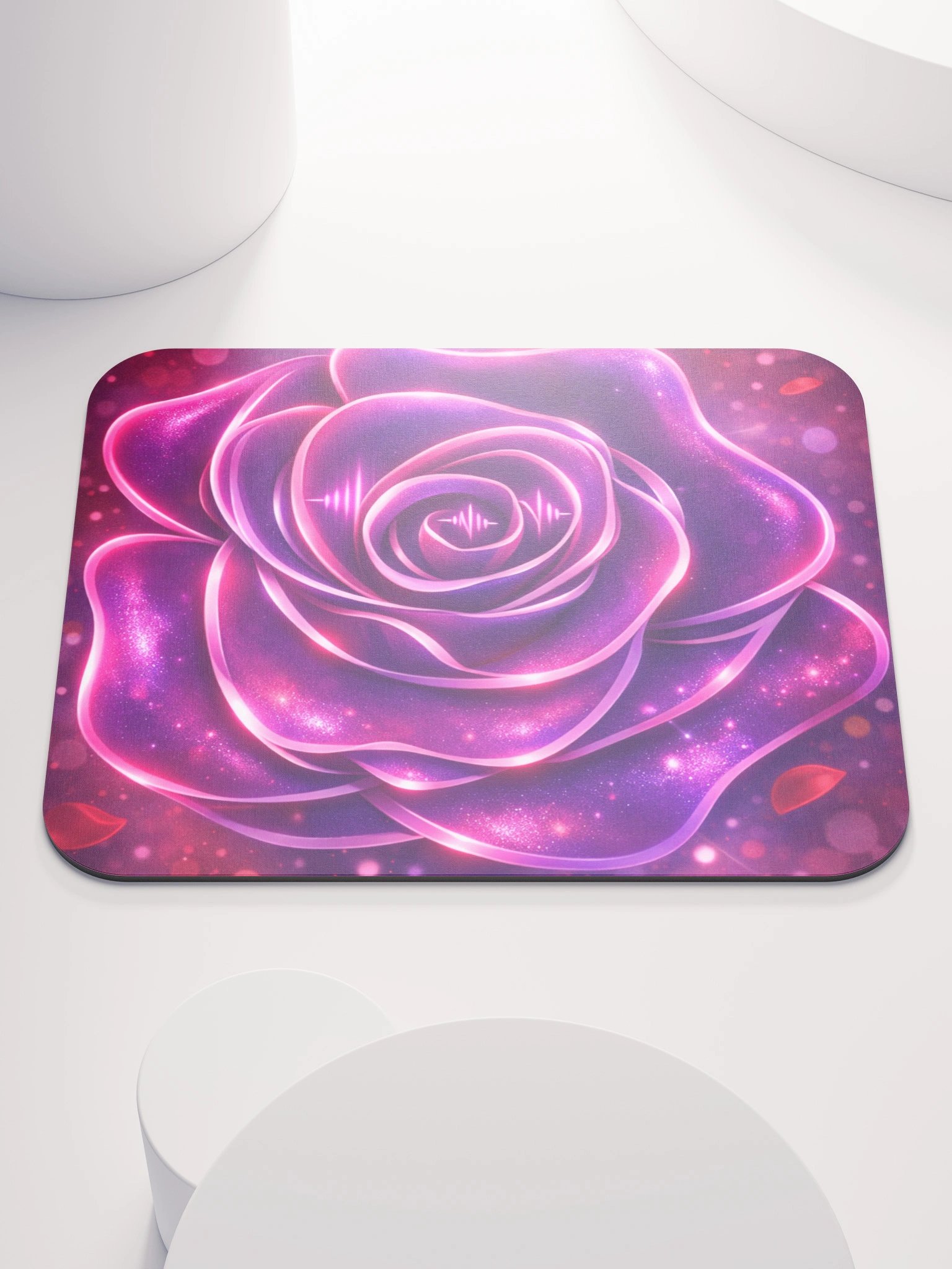 Glowing Rose Mouse Pad product image (1)