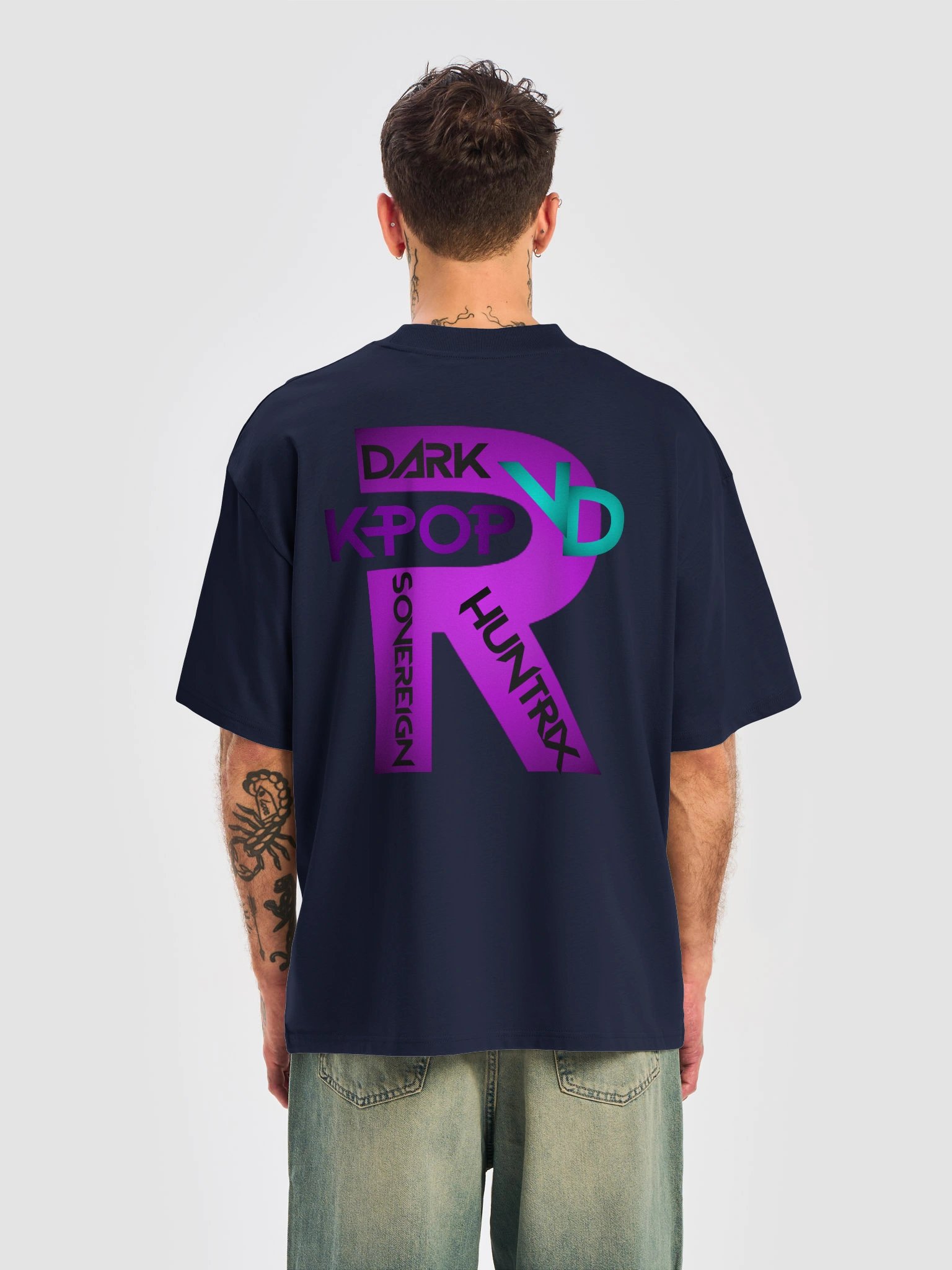rumi praised mural oversized tee product image (21)