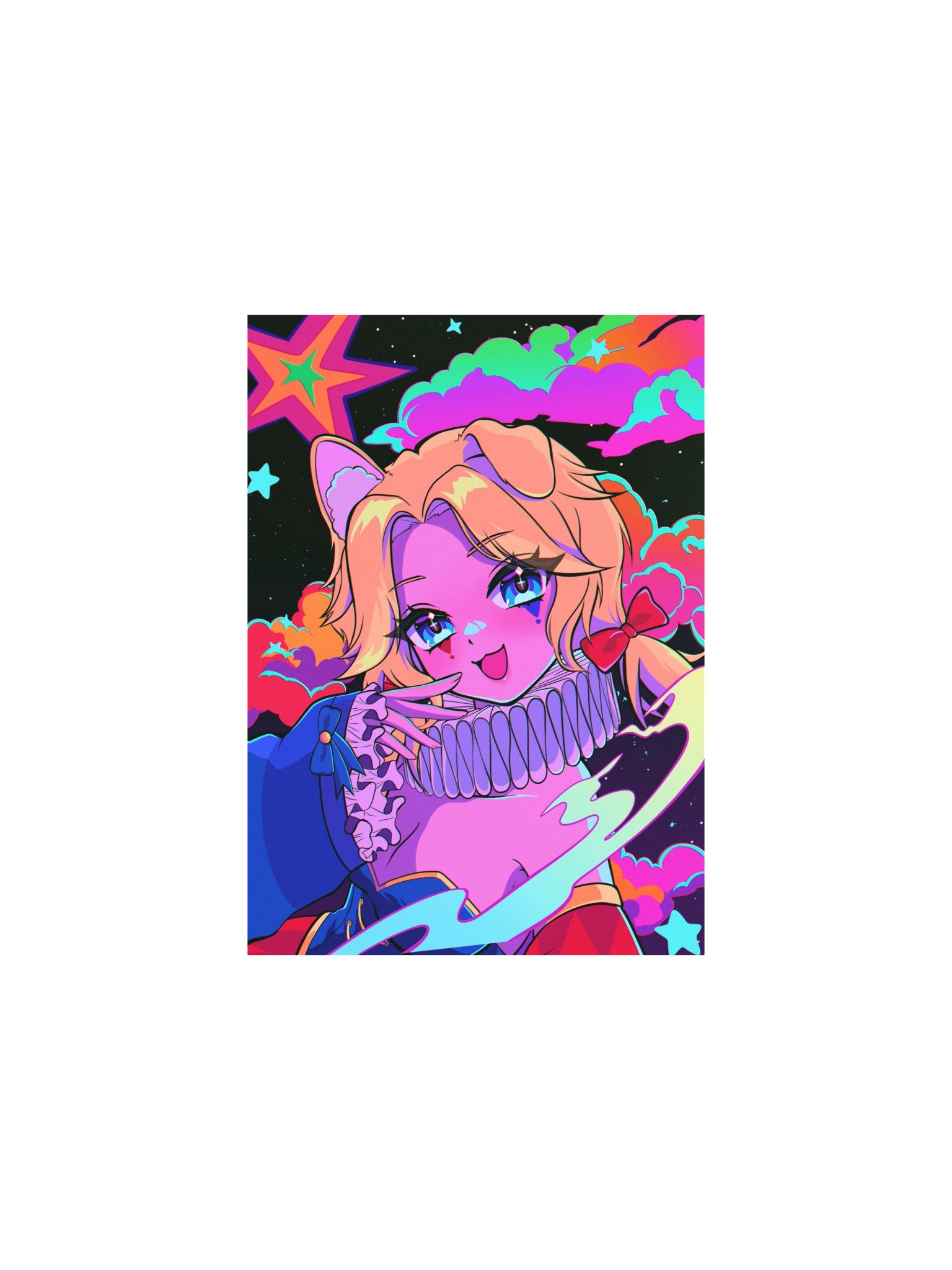 Cosmic Dog Print product image (1)