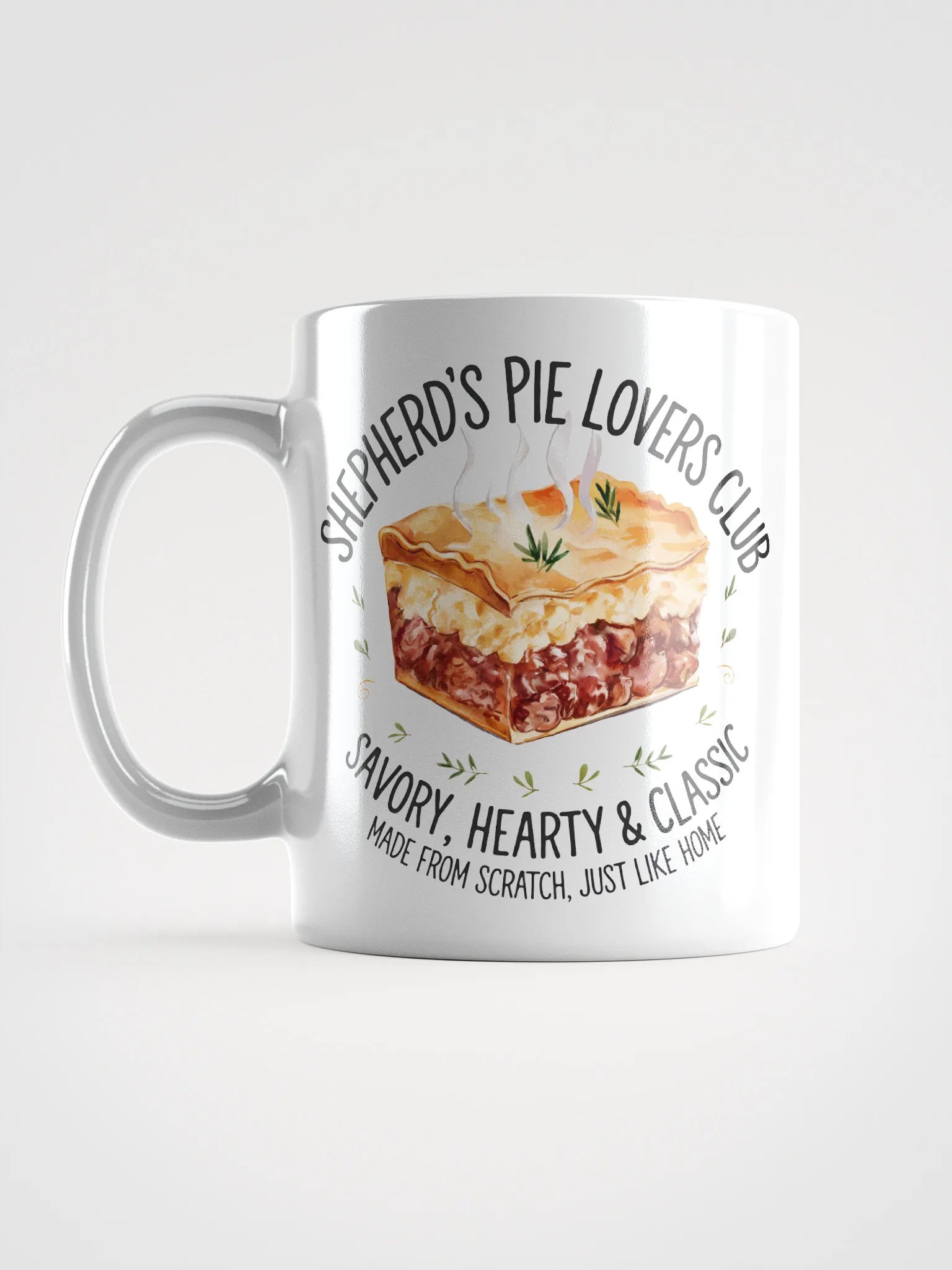 Shepherd's Pie Lovers Club White Glossy Mug product image (18)