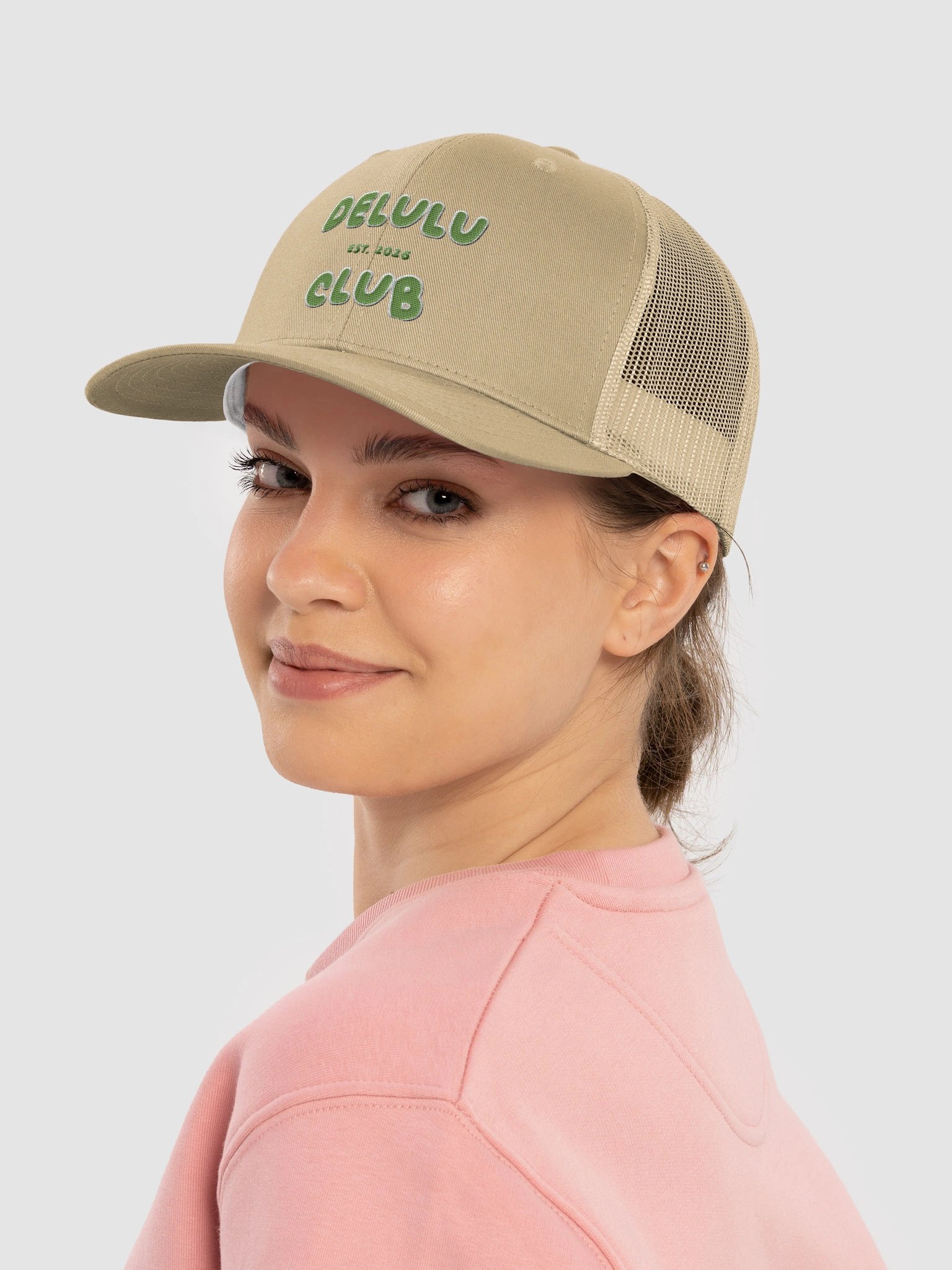 DELULU EST. 2026 CLUB Retro Trucker Hat product image (14)