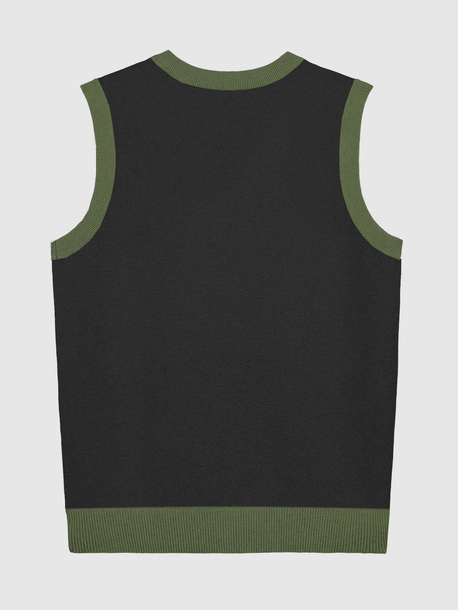 wild forest puff knitted vest product image (2)