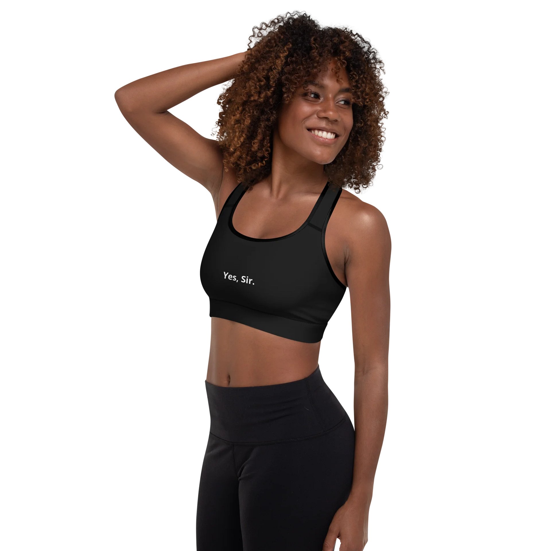 "Yes, sir" Sports Bra product image (5)