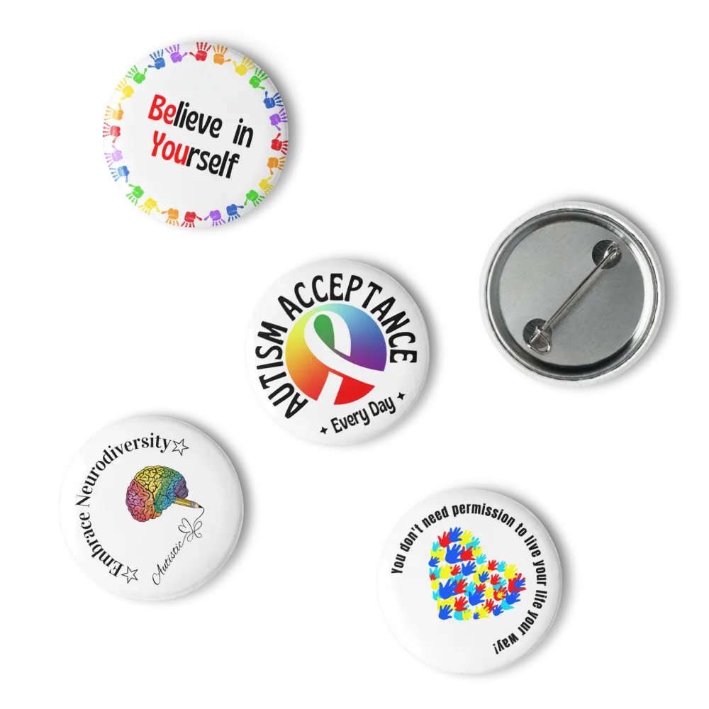 Autism Acceptance Pins product image (4)