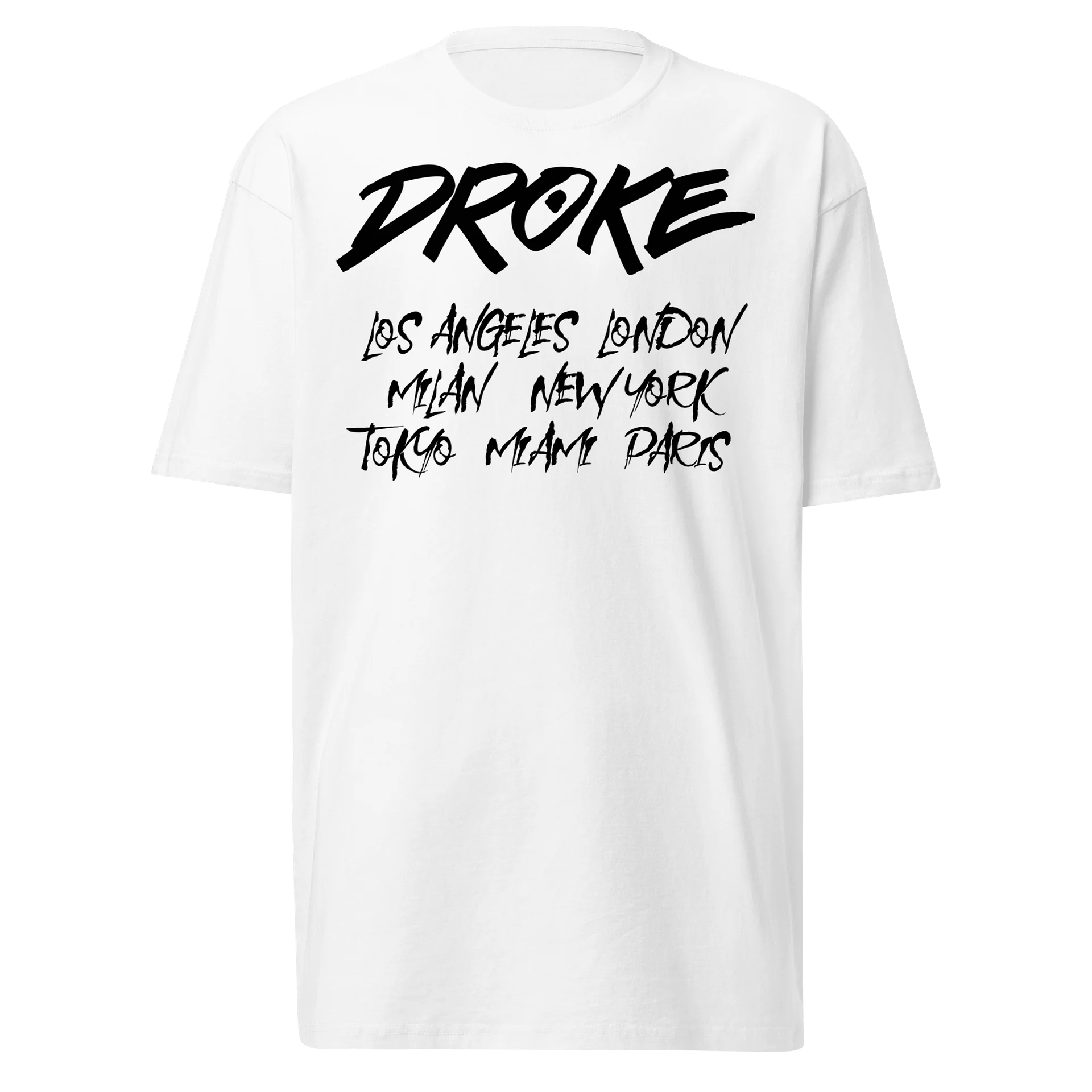 DROKE - Worldwide Black Logo T-shirt product image (1)
