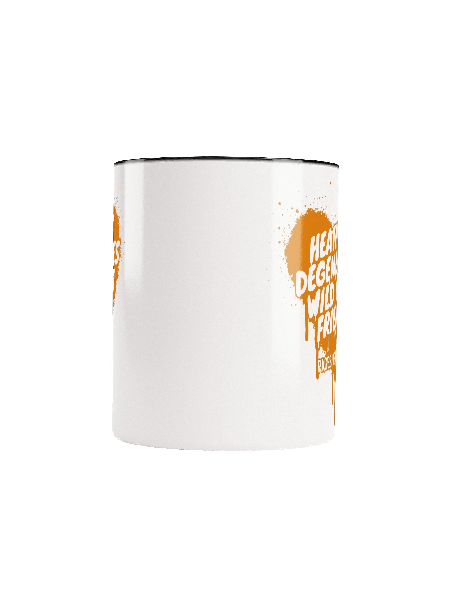 Heathens, Degenerates, Wild Ones, and Friends Mug - Orange w/Color product image (5)