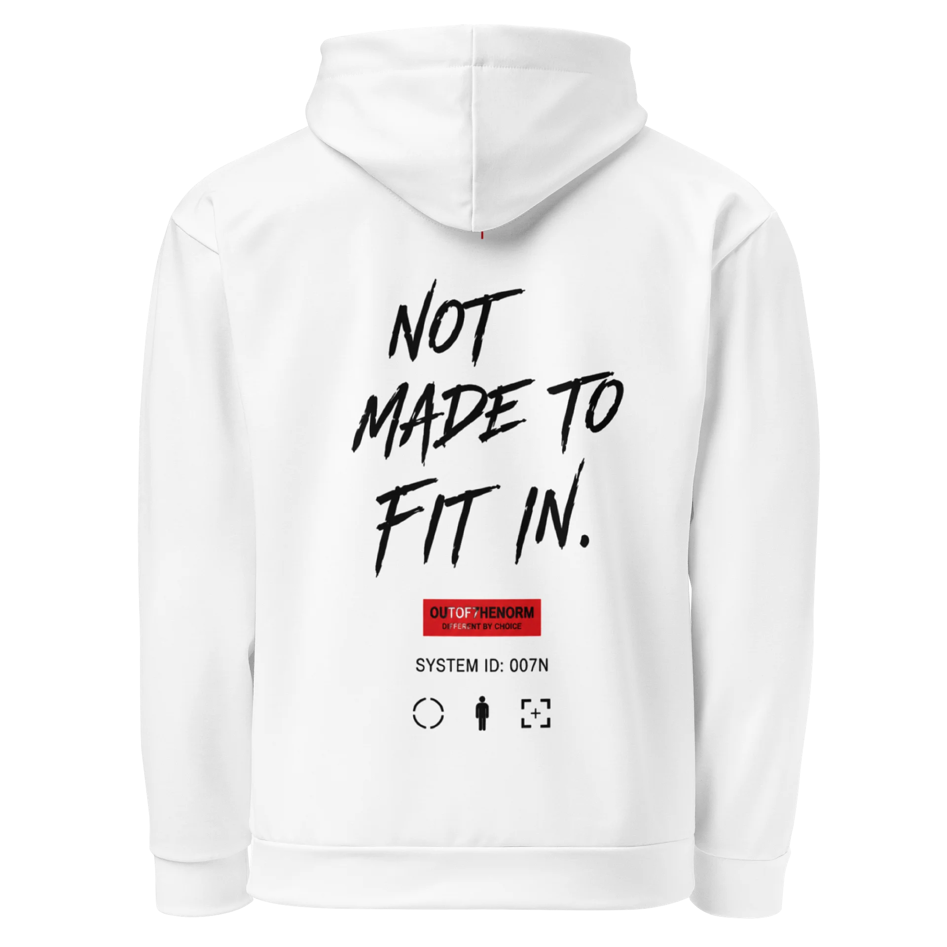 Speckled '7' Minimalist All-Over Print Hoodie product image (3)