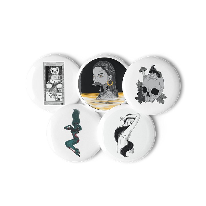 Spooky Pin Button Set product image (3)