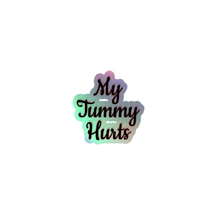 My Tummy Hurts (simple blk) product image (2)