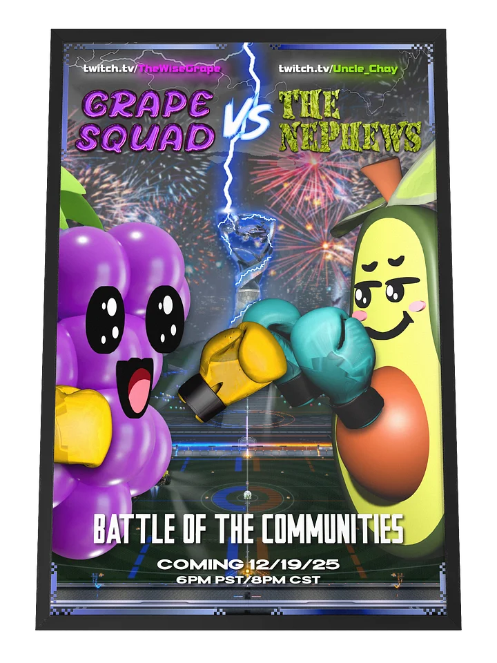 Battle of the Communities Framed Poster product image (1)