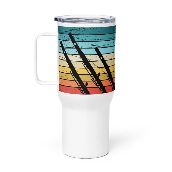 Abstract Flute Stainless Steel Travel Mug - Piccolo product image (1)