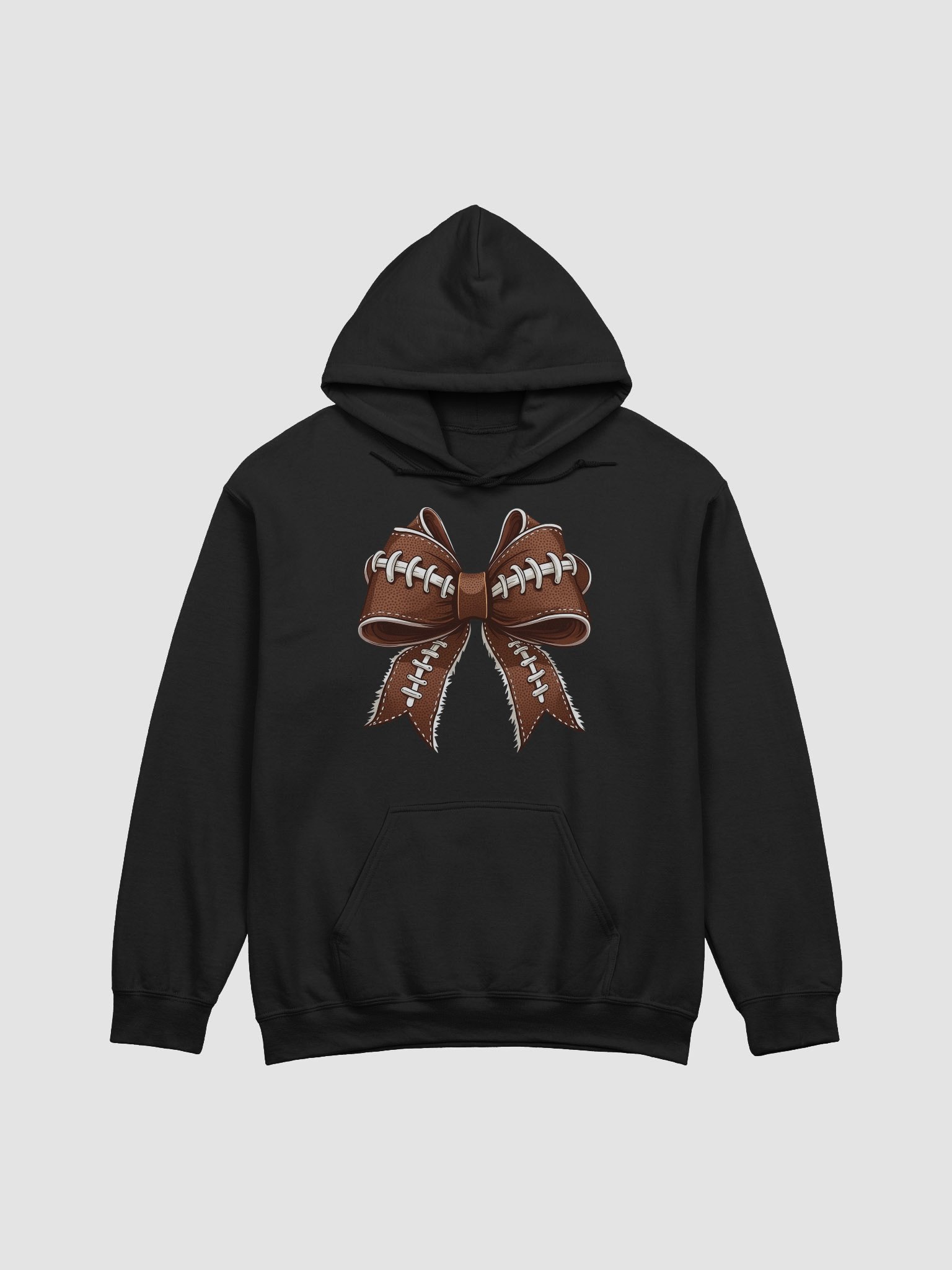 Football Stitched Bow Hoodie product image (10)