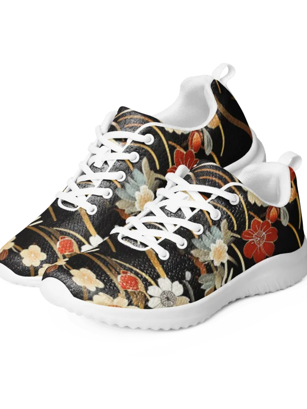 Japanese Kimono Floral Athletic Shoes | Women's Flyknit Sakura Sneakers product image (1)