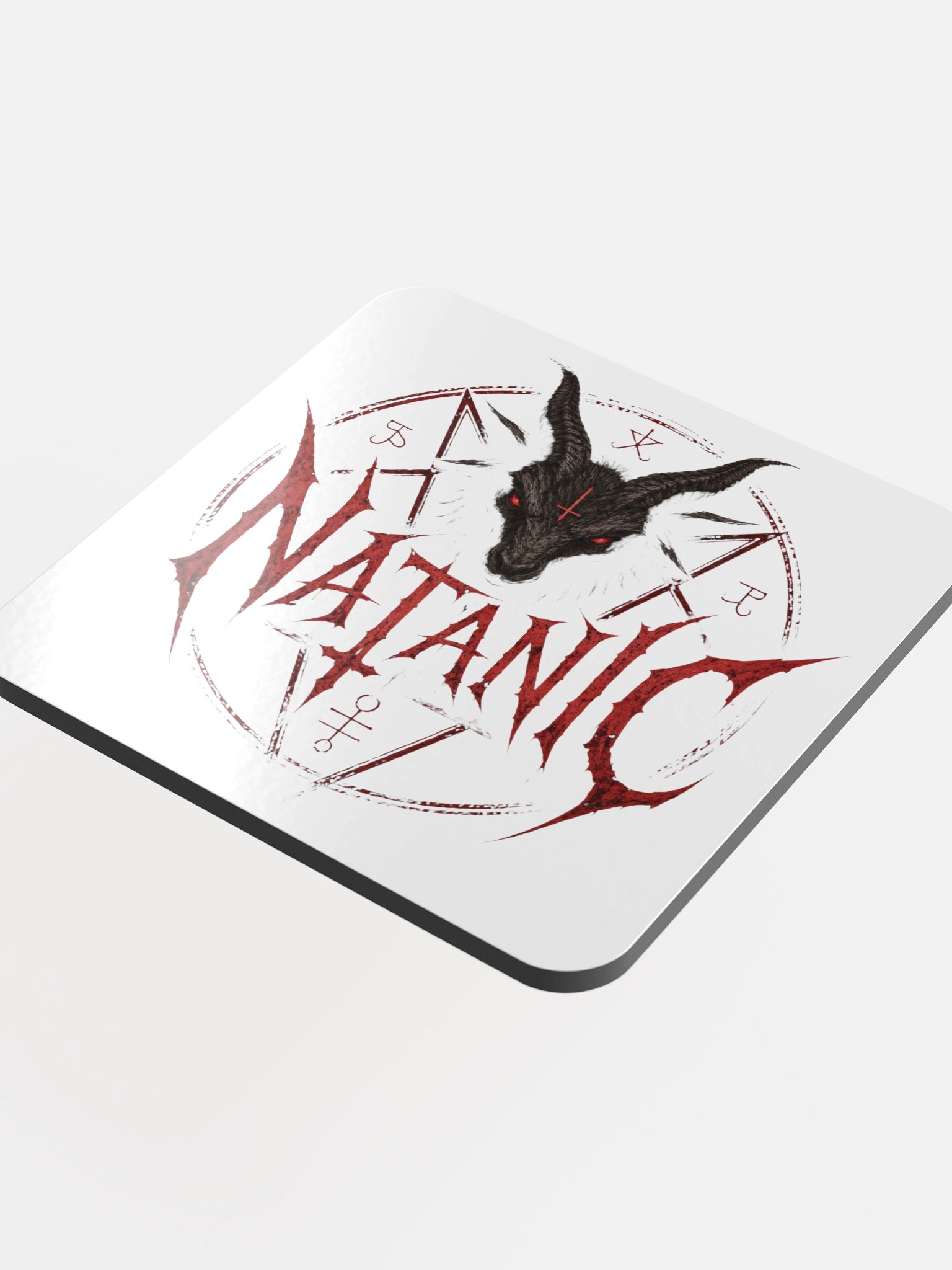 NATANIC Horned Goat Sigil Gloss Coaster product image (4)