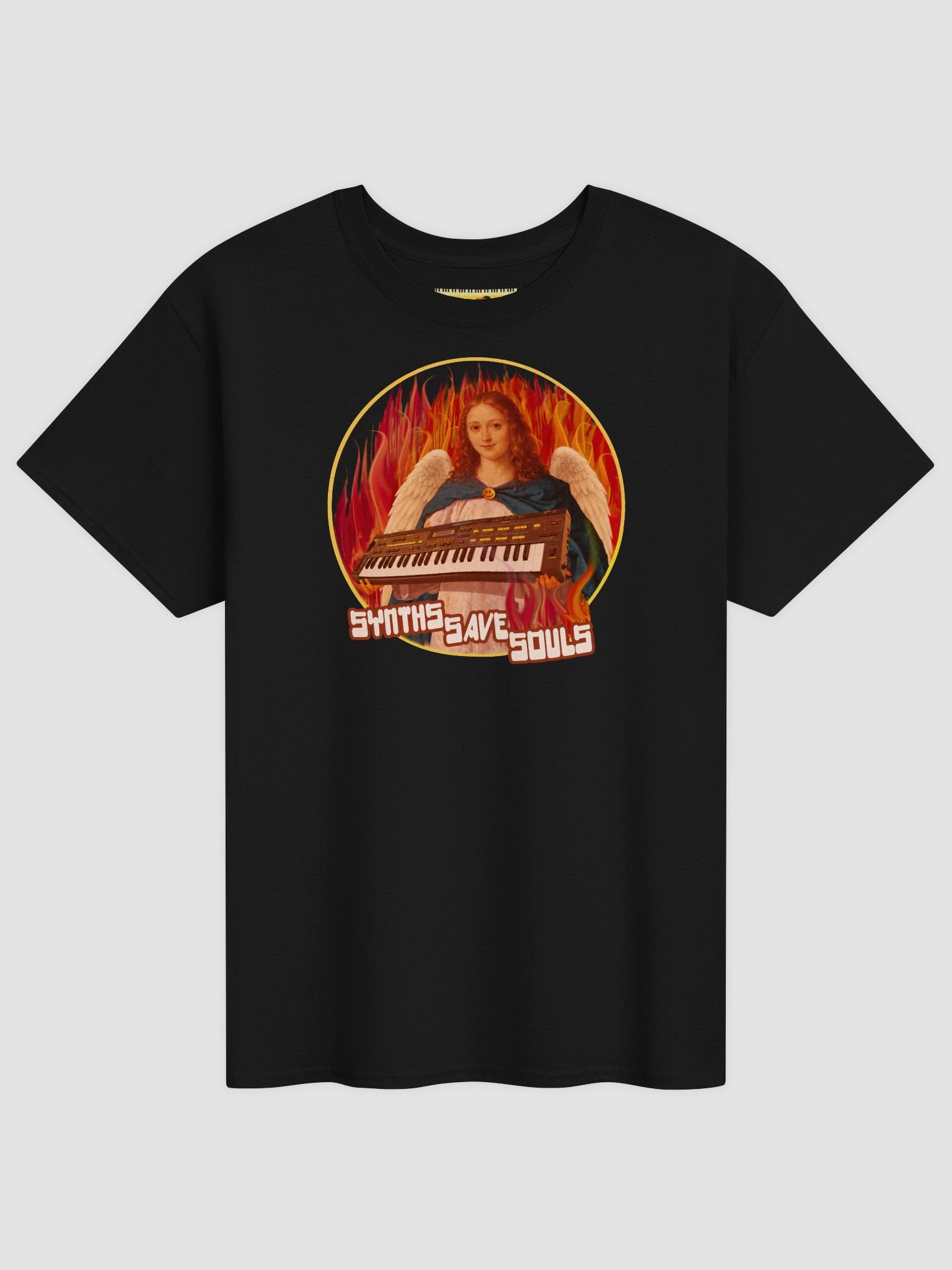 SYNTHS SAVE SOULS , Techno EDM Unisex t-shirt product image (2)