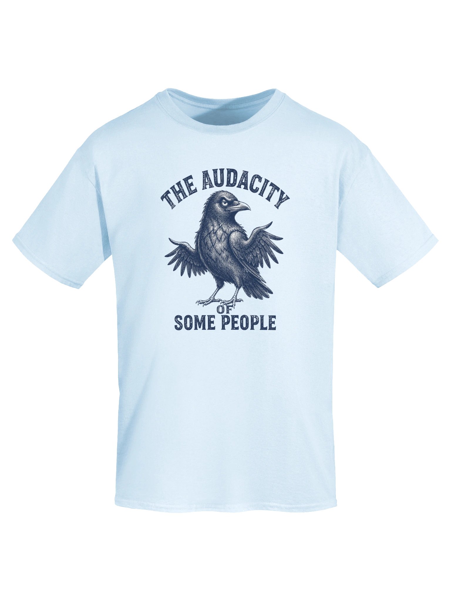 The Audacity Of Some People Shirt, Funny Crow Tee, Sarcastic Bird Lover Gift, Vintage Humor T-Shirt product image (13)