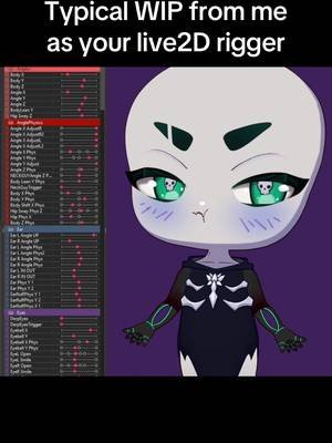 Just an average day making vtuber models #live2d #vtuber #chibi @NecromataVT 