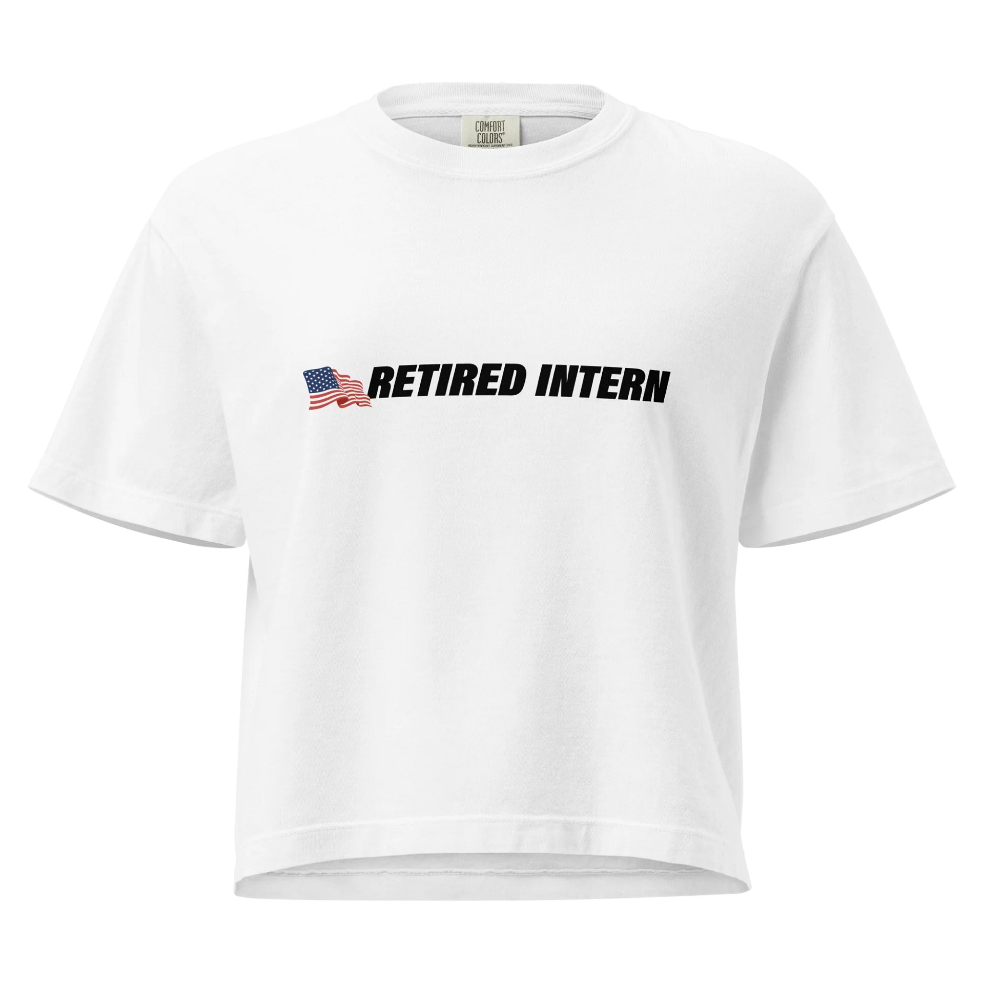 Retired Intern Boxy Womens Shirt product image (1)