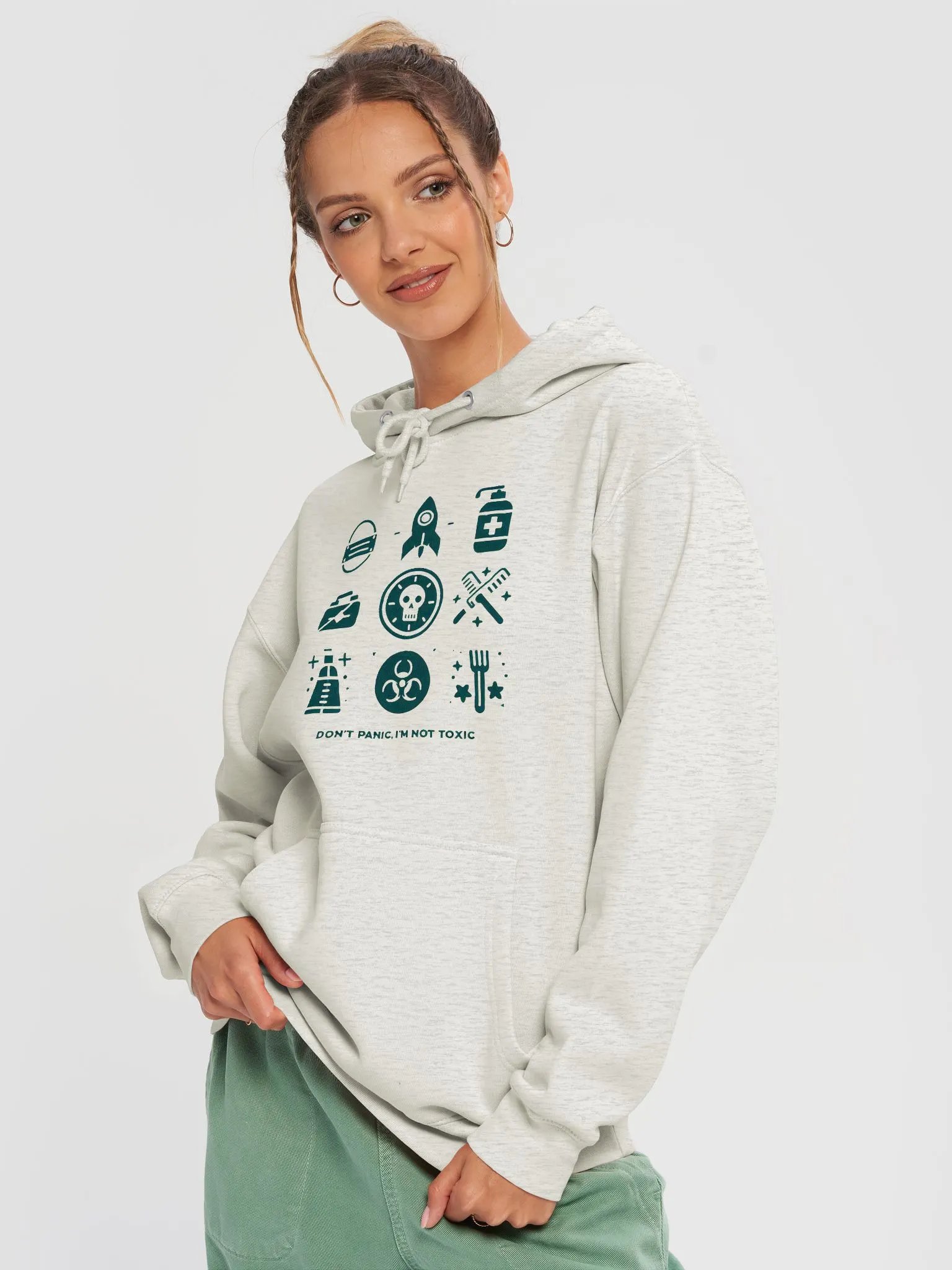 Toxic Icon Grid Unisex Hoodie product image (1)