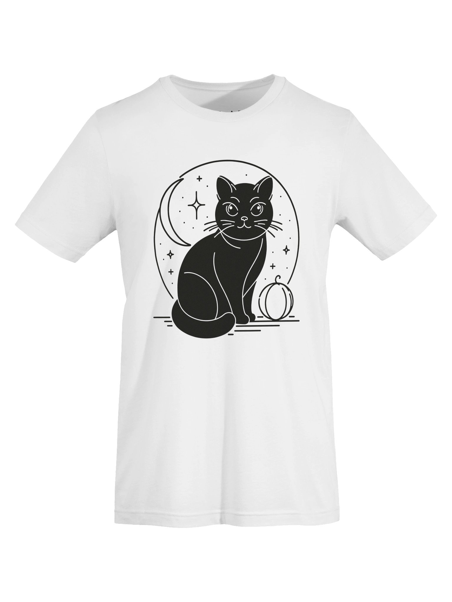 Midnight Cat Graphic T-shirt | IDLAR product image (7)