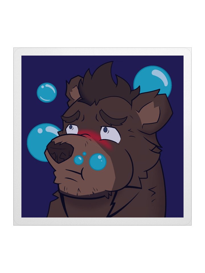 Ursonis Emote Jumbo Sticker - "Blub" product image (1)