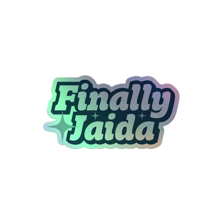 Finally Jaida Holographic Brand Stickers product image (2)