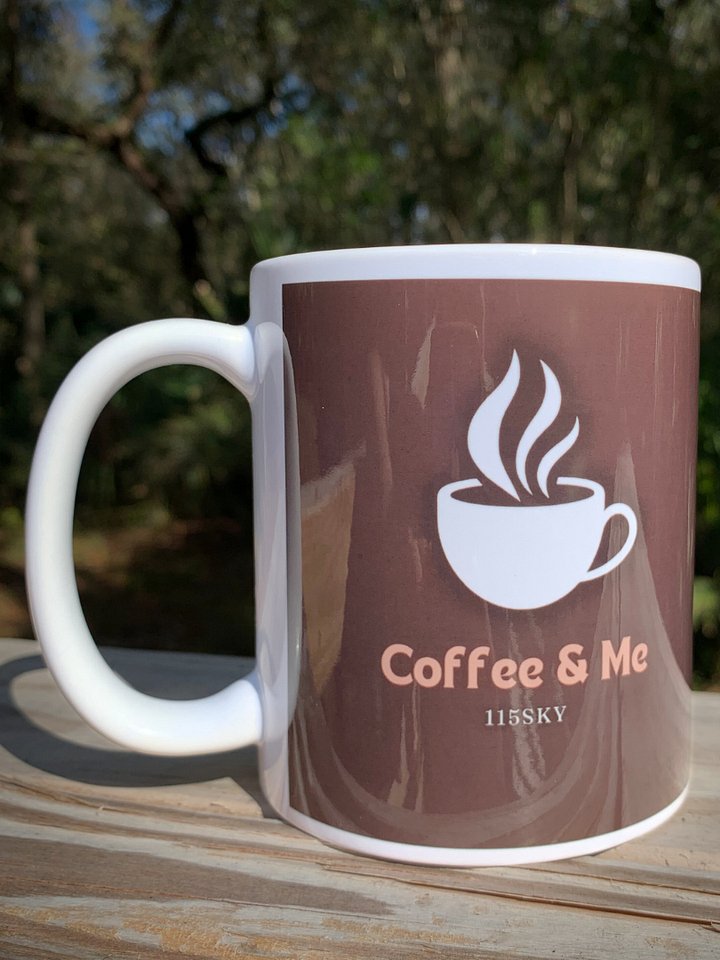 Coffee & Me White Glossy Mug product image (2)