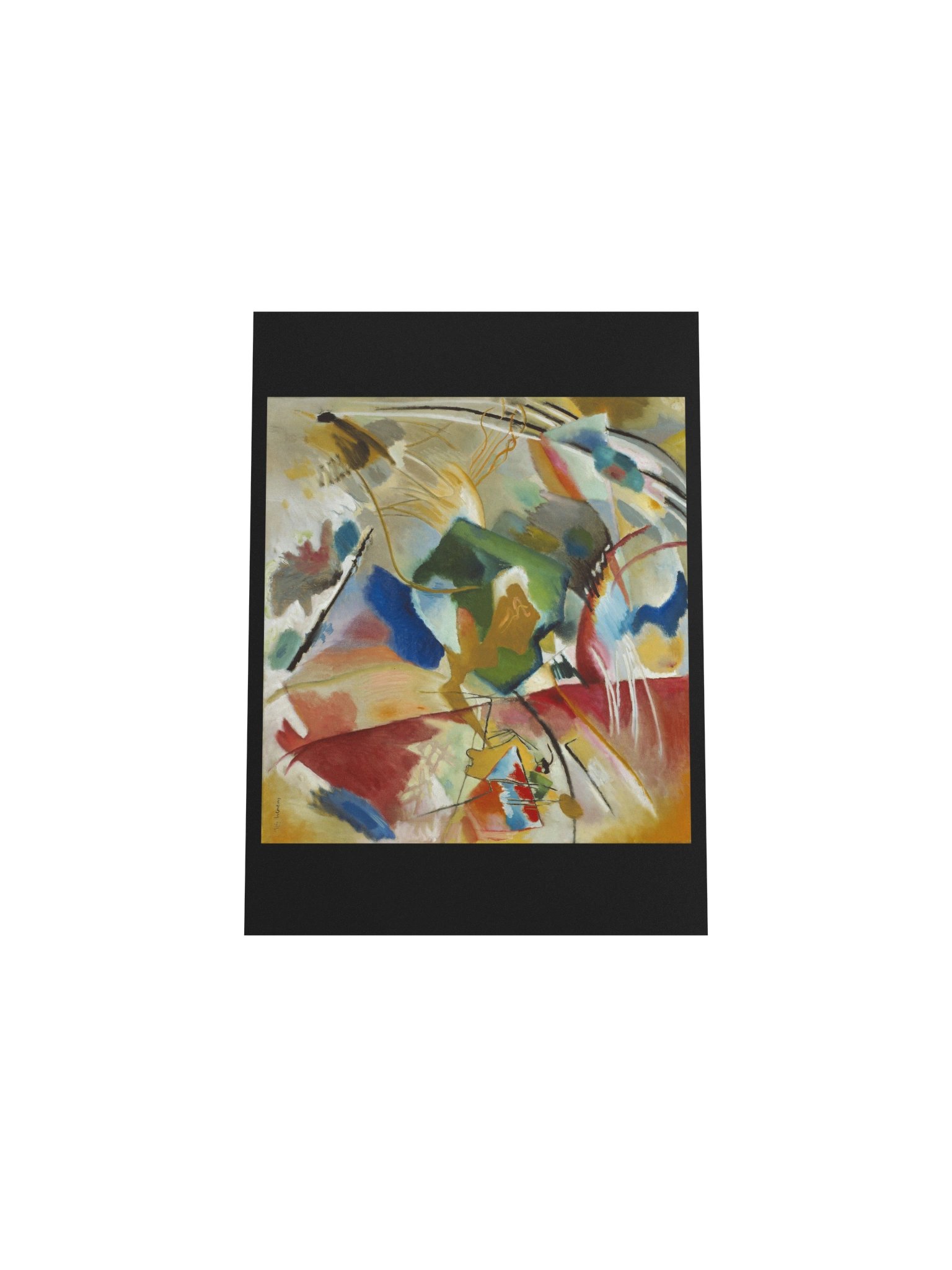Kandinsky, Painting with Green Center — Fine-Art Poster product image (5)