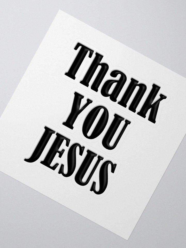 THANK YOU, JESUS, product image (2)