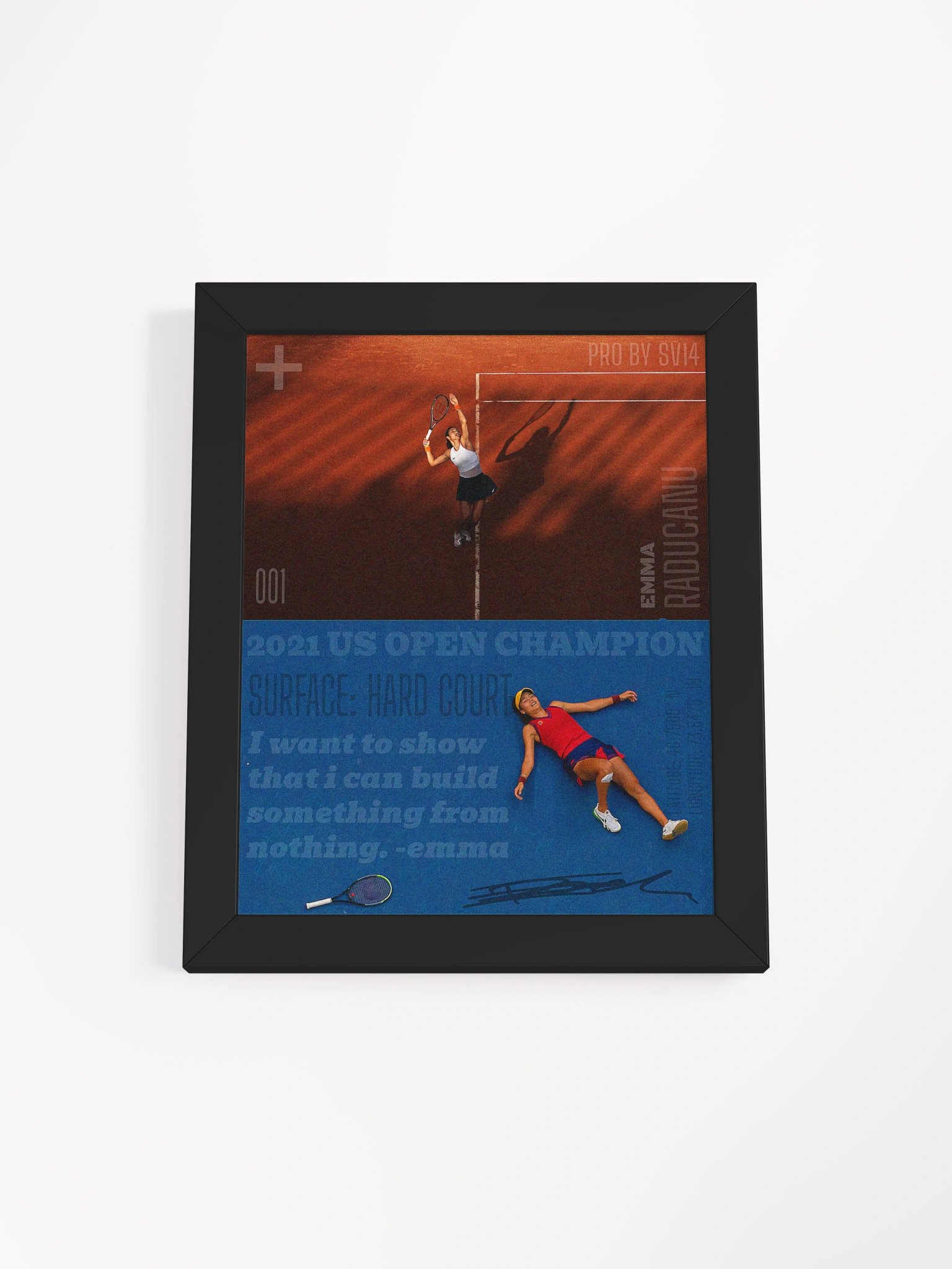 21' RADUCANU SIGNED FRAME product image (4)
