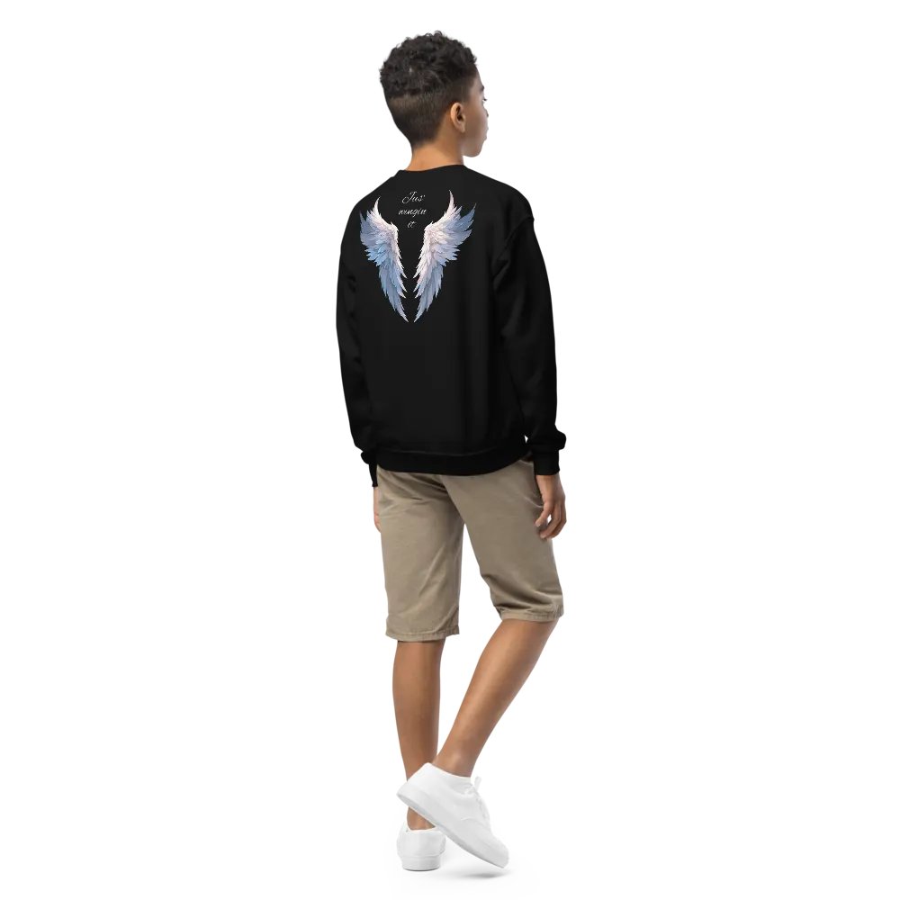 Feathered Whimsy Youth Sweatshirt product image (9)