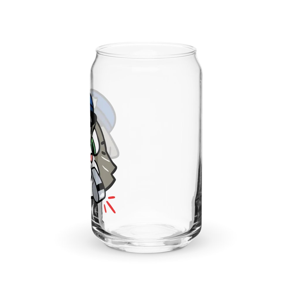Officer Kitty Cat Can-Shaped Glass product image (39)