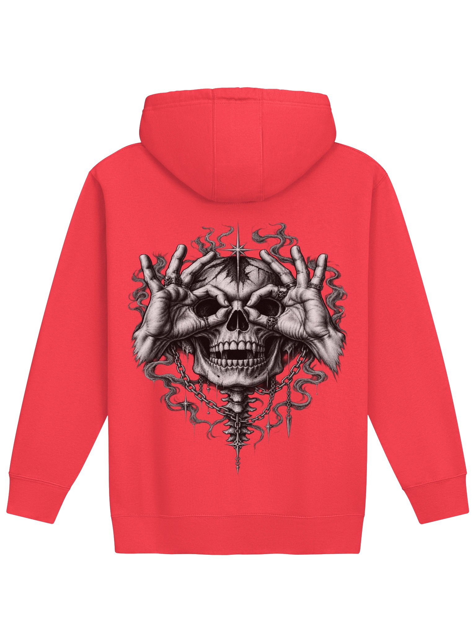 Dark Rose & Mystic Skull Hoodie | Gothic Surrealism product image (1)