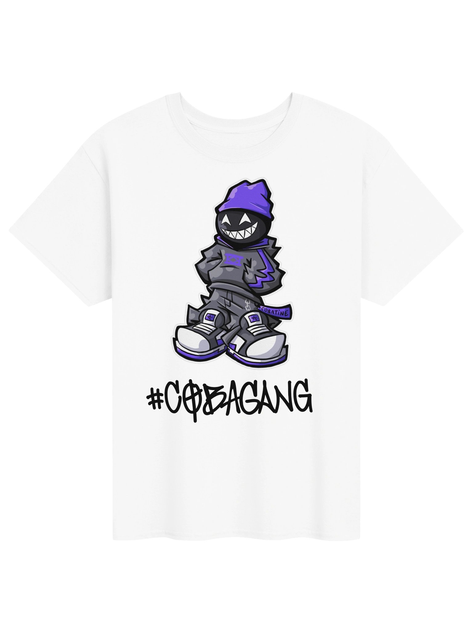 CobaGang G-Tee WHITE product image (2)