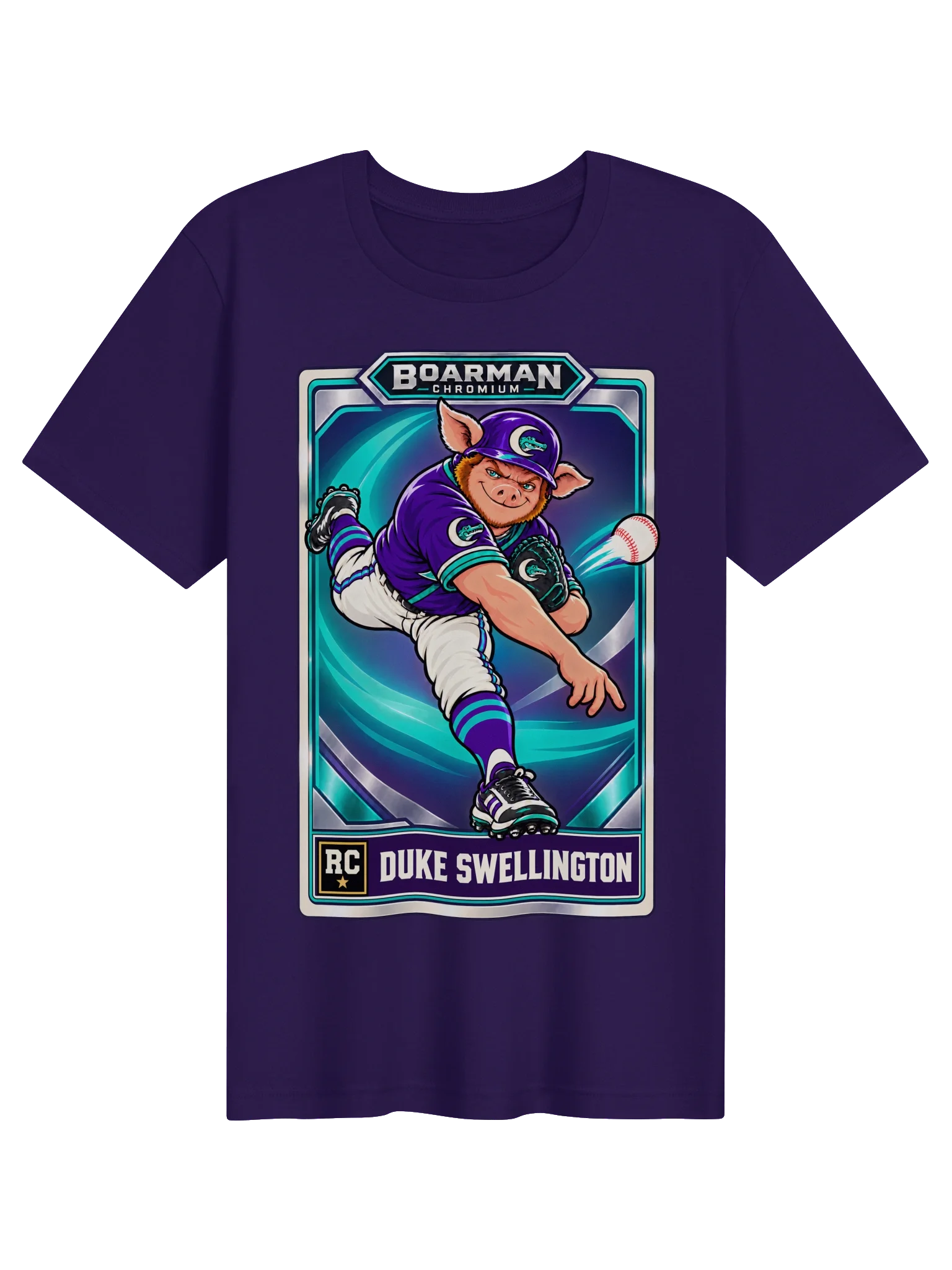 Boarman Chromium: Duke Swellington Tee — Team Purple — photo 1