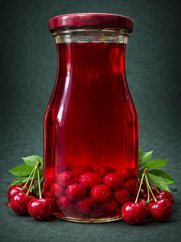Sour Cherry Compote Sugarfree 1L product image (1)