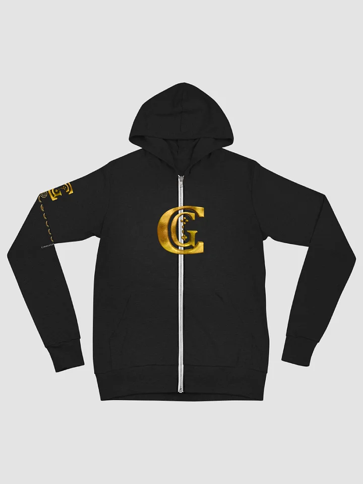 Lightweight Zip Gold Logo Hoodie product image (1)