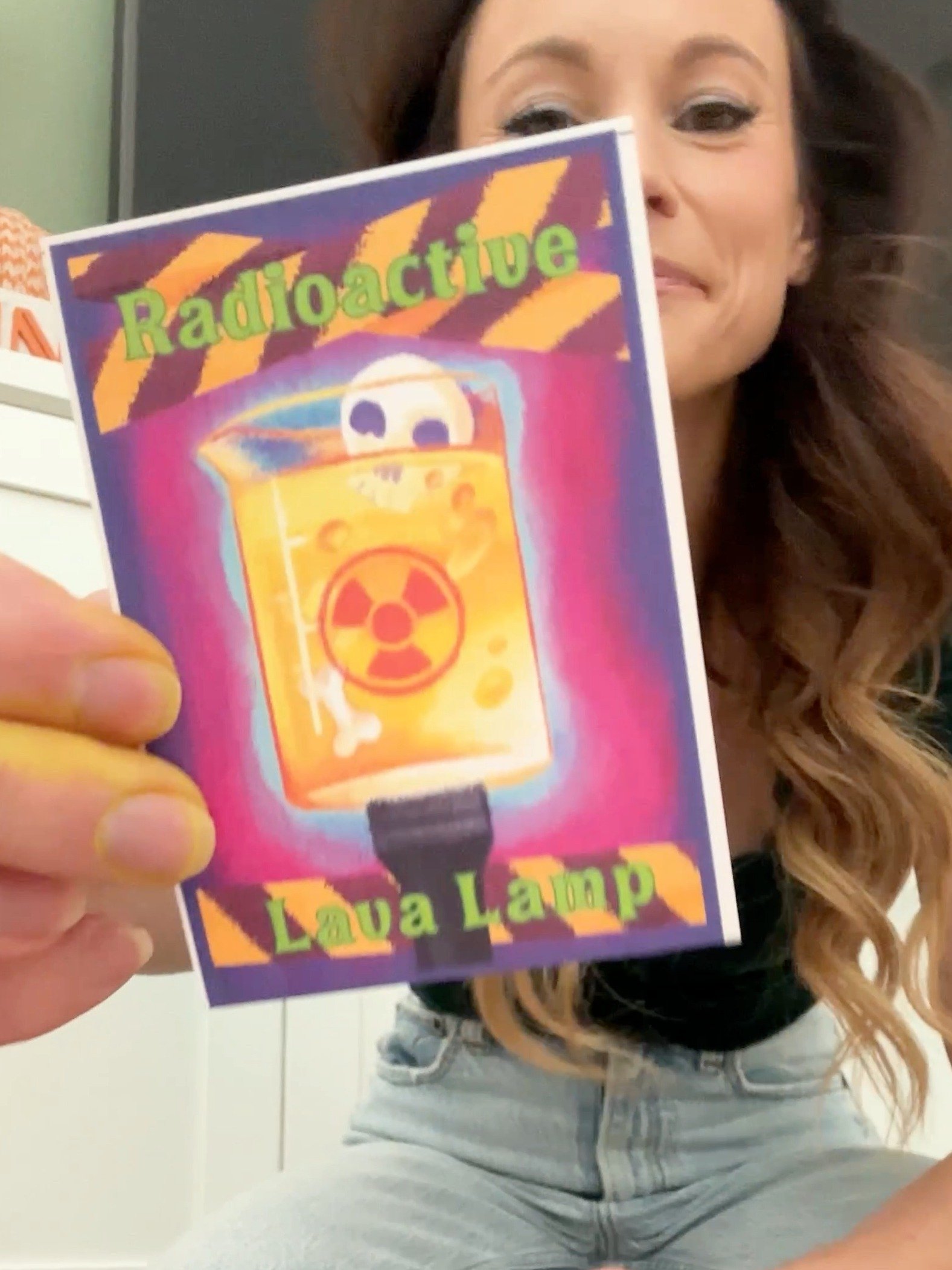 Glow in the Dark Lava Lamp Halloween Cards product image (1)