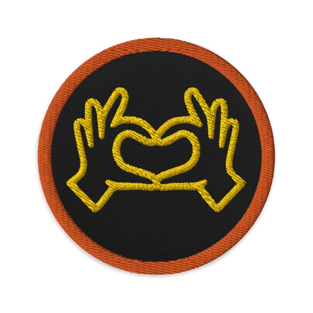 Love Gesture Embroidered Patch product image (1)