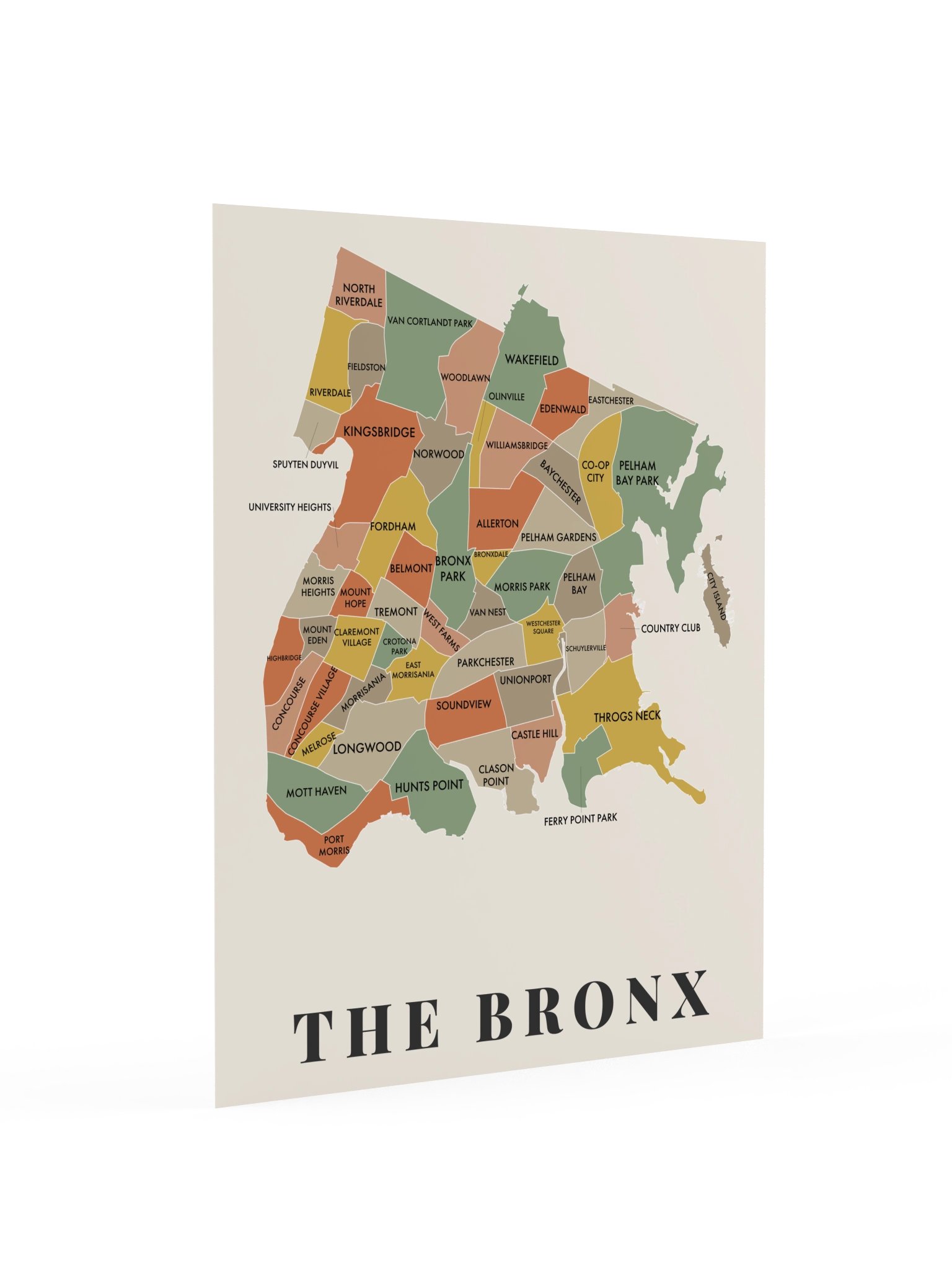 Bronx Neighborhood Map (Earth) [all] product image (3)