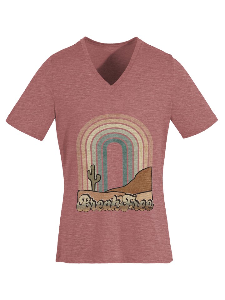 Women's Relaxed V-Neck T-Shirt - Break Free product image (14)