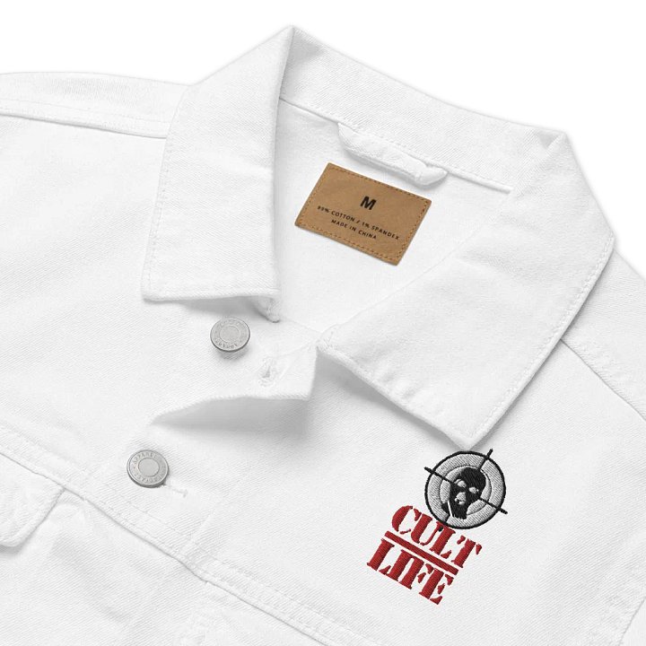 CULT LIFE ENEMY DENIM WHITE product image (2)