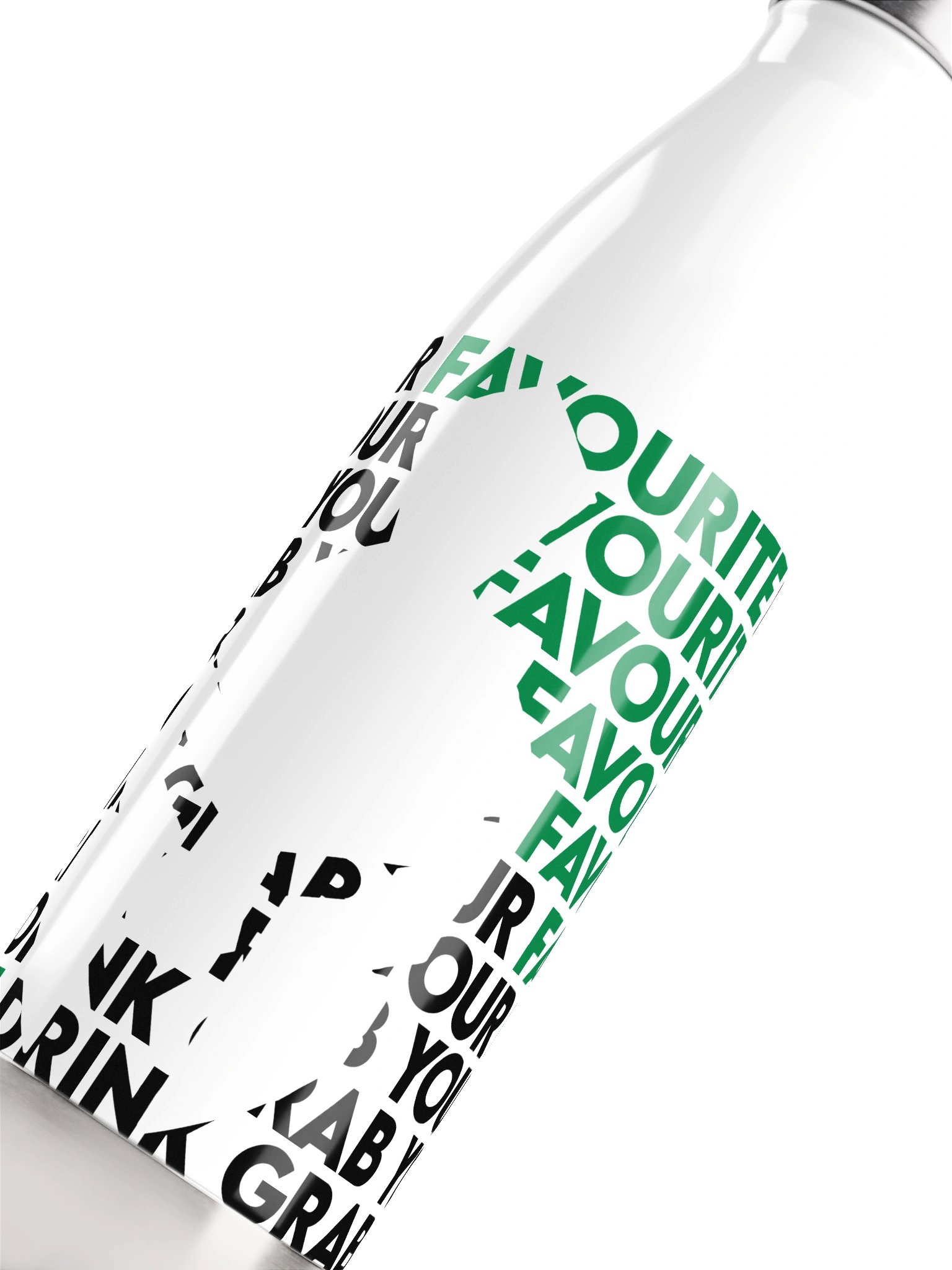 Stainless Steel Bottle Favourite Drink Logo Cutout product image (2)