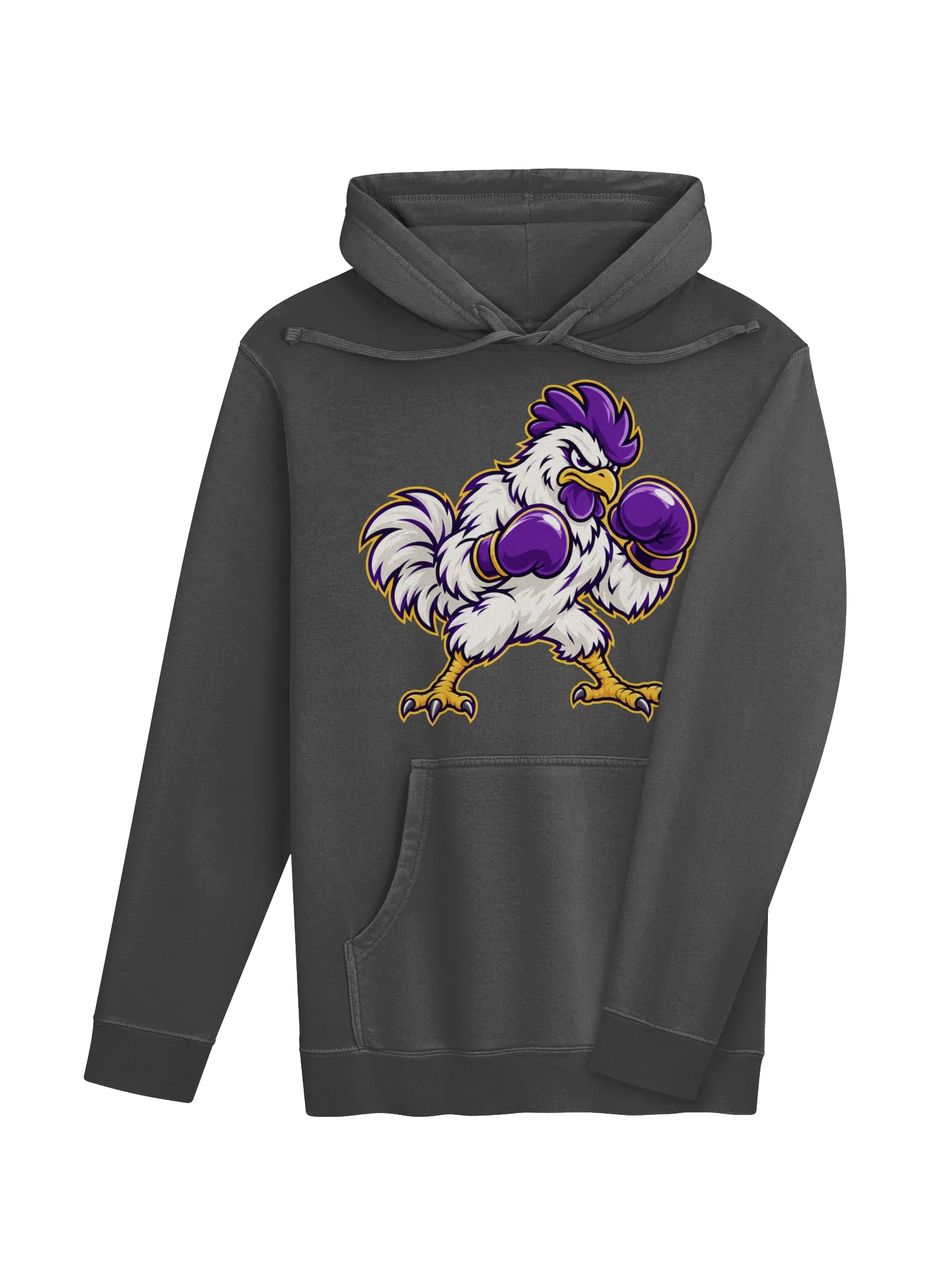 Chickasha Fighting Chicks Mascot Hoodie – Purple & Gold product image (16)