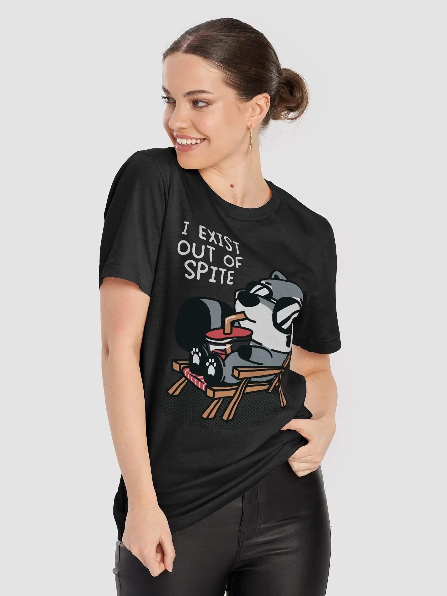 I Exist Out Of Spite Athletic Tee (Members Only) product image (8)