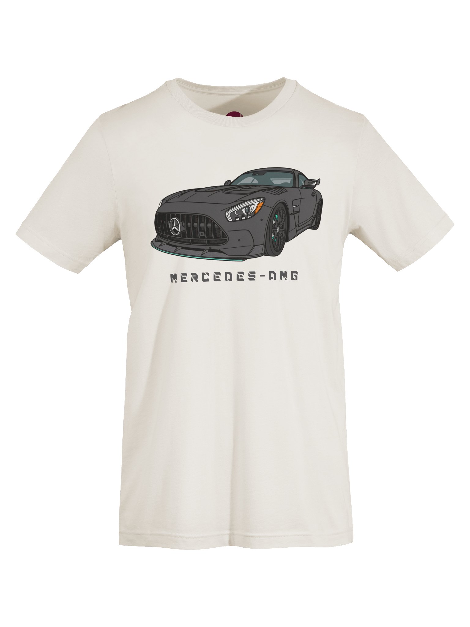 Black Mercedes-AMG GT T-Shirt (Retro, Sketch, Silhouette) product image (63)