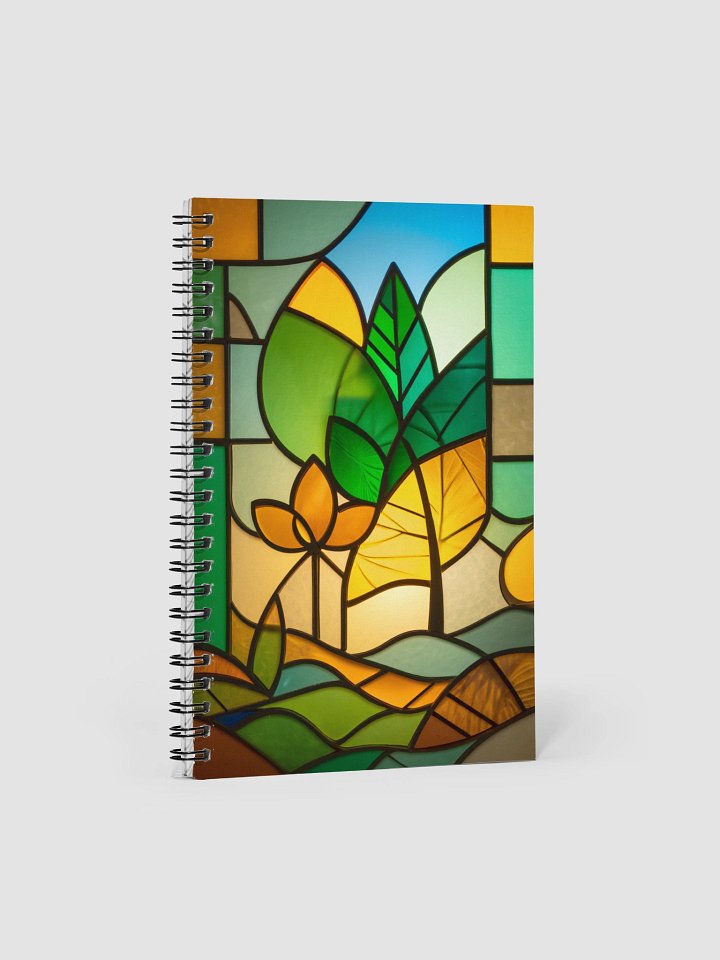 Nature's Mosaic Spiral Notebook product image (1)