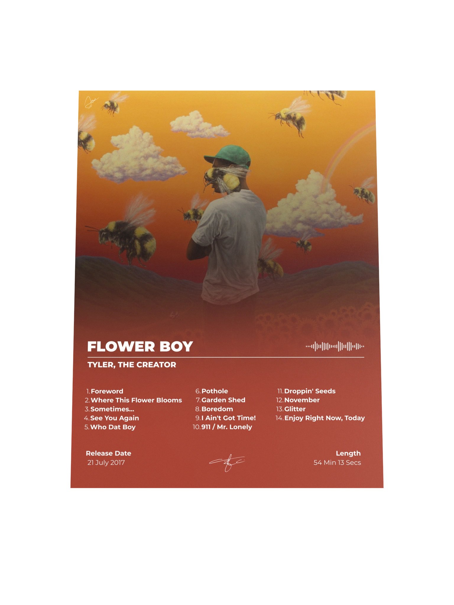 Flower Boy Album Cover Poster product image (7)