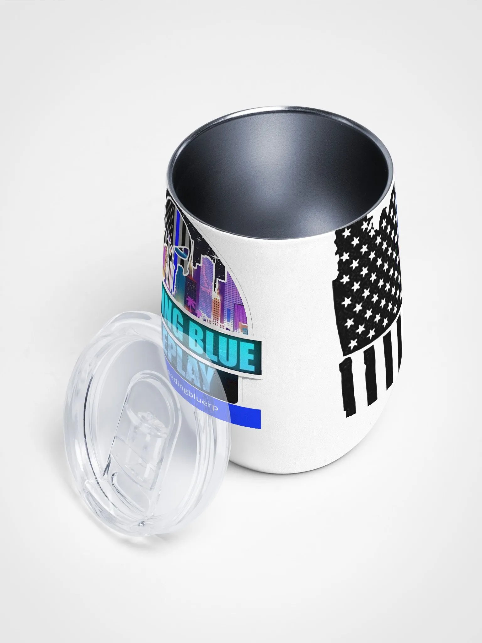 Bleeding Blue RolePlay Wine Tumbler product image (3)