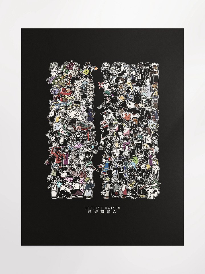 Jujutsu Kaisen Character Collection Poster | Black product image (2)